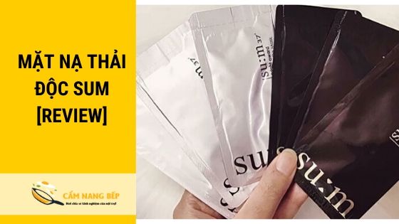 Mặt nạ thải độc Sum có tên đúng là mặt nạ thải độc Su:m 37. Là loại mặt nạ có xuất xứ từ xứ sở Kim Chi ( Hàn Quốc). Được sản xuất bởi tập đoàn mỹ phẩm nổi tiếng LG Household & Healthcare. 