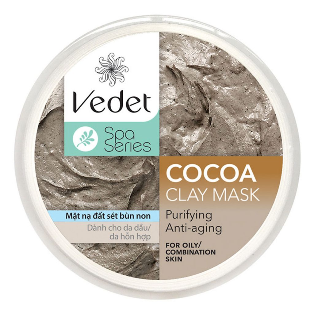 Giới thiệu mặt nạ đất sét Vedette Cocoa Clay Mask